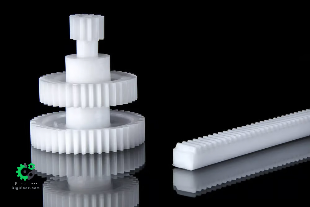 قطعه چاپ شده با فیلامنت Acetal (POM)
